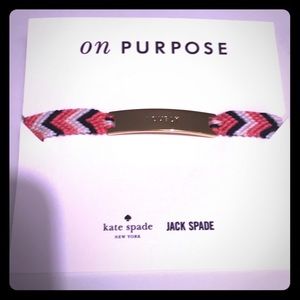 Handcrafted Kate Spade ♠️ bracelet
